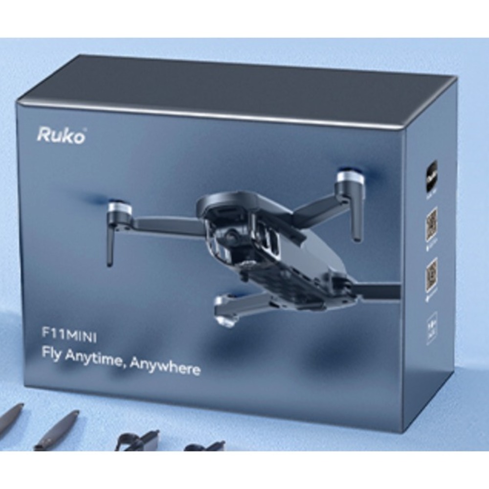 Drone with Camera RUKO F11MINI 4K Auto-Return Follow Me 60 Min Flight WiFi - NIB
